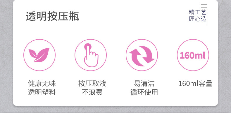 Nail polish remover press empty bottle nail polish cleaning remover press bottle pen wash bottle pump head makeup remover bottle pump head pic 2