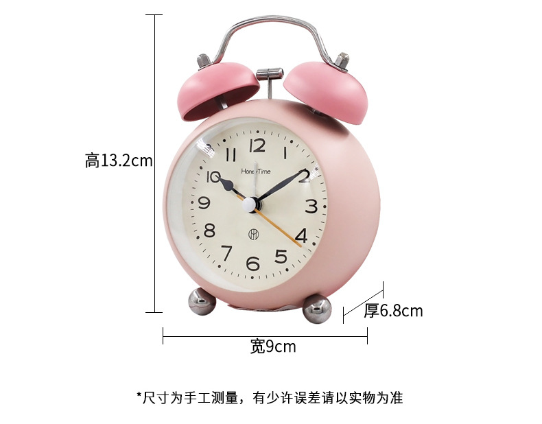 Students use large alarm clocks, metal convex chimes, table clocks, silent bedside clocks, night lights and clocks pic 13