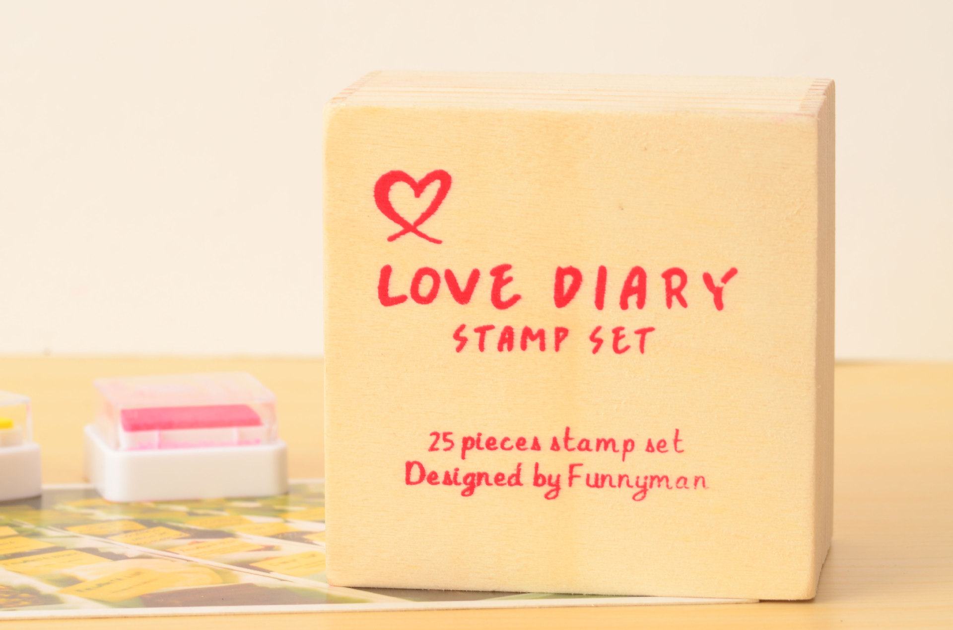 韩国funnyman可爱日记本装饰印章 Happy Life25个日记印章套装详情3