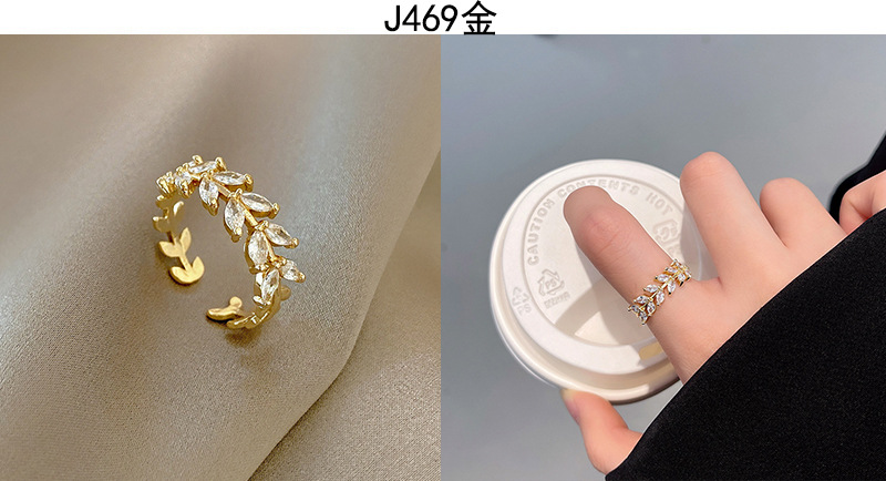 Korean high-end zircon pearl rings for women, retro, niche and light luxury open-top rings, ins style jewelry wholesale pic 21