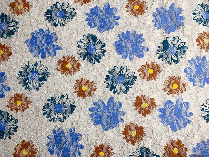 Factory direct sales of home textile accessories, small plum blossom printed fabric, clothing and skirt accessories, multiple specifications customized pic 8