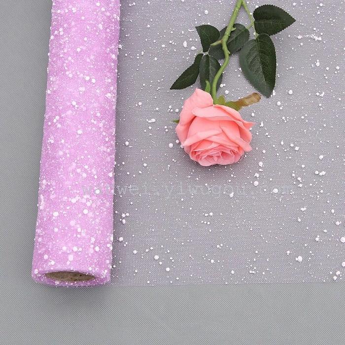 Snow dot yarn flower packaging materials pic 1