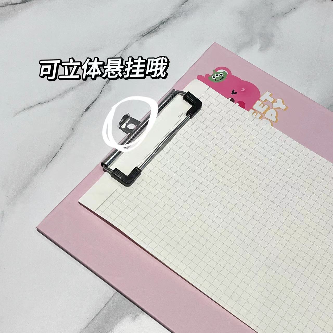 卡通loopy板夹可爱小海狸学生写字垫板A4试卷文件夹露比办公文具详情4