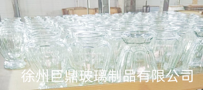 The manufacturer sells modern and simple imitation ceramic glass wide-mouthed fresh dried flower vases and creative living room ornaments pic 10