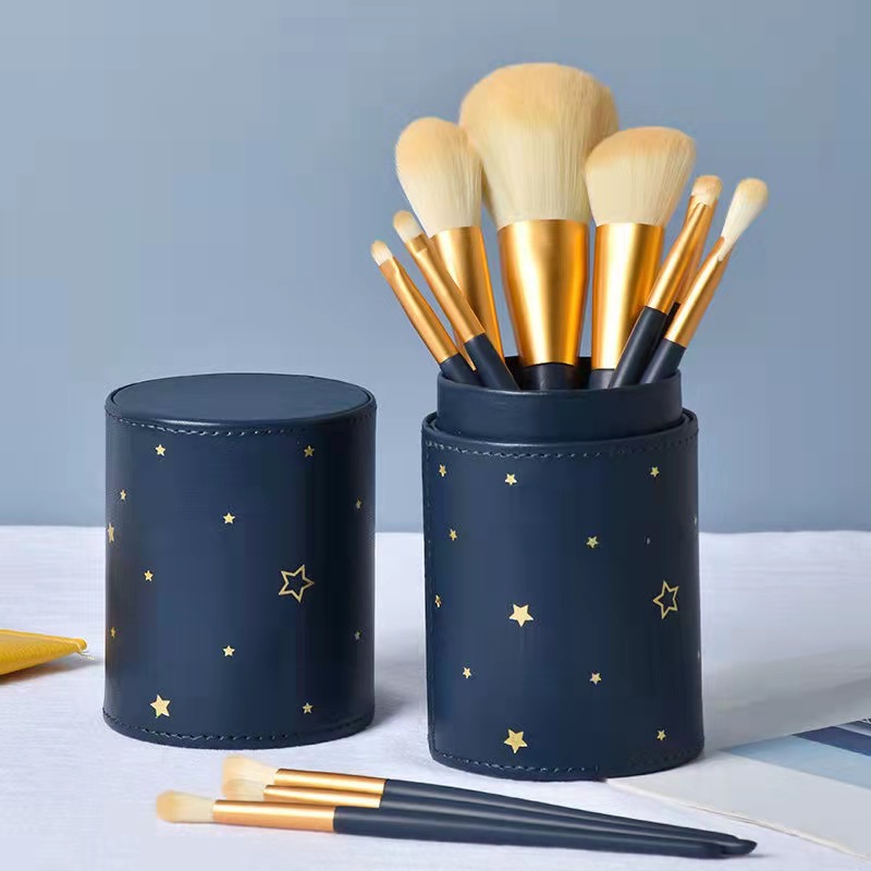 Blue Grape 5-piece makeup brush, eyeshadow brush set, Eye smuder brush, Detail Brush, Soft Bristles, portable for beginners pic 3