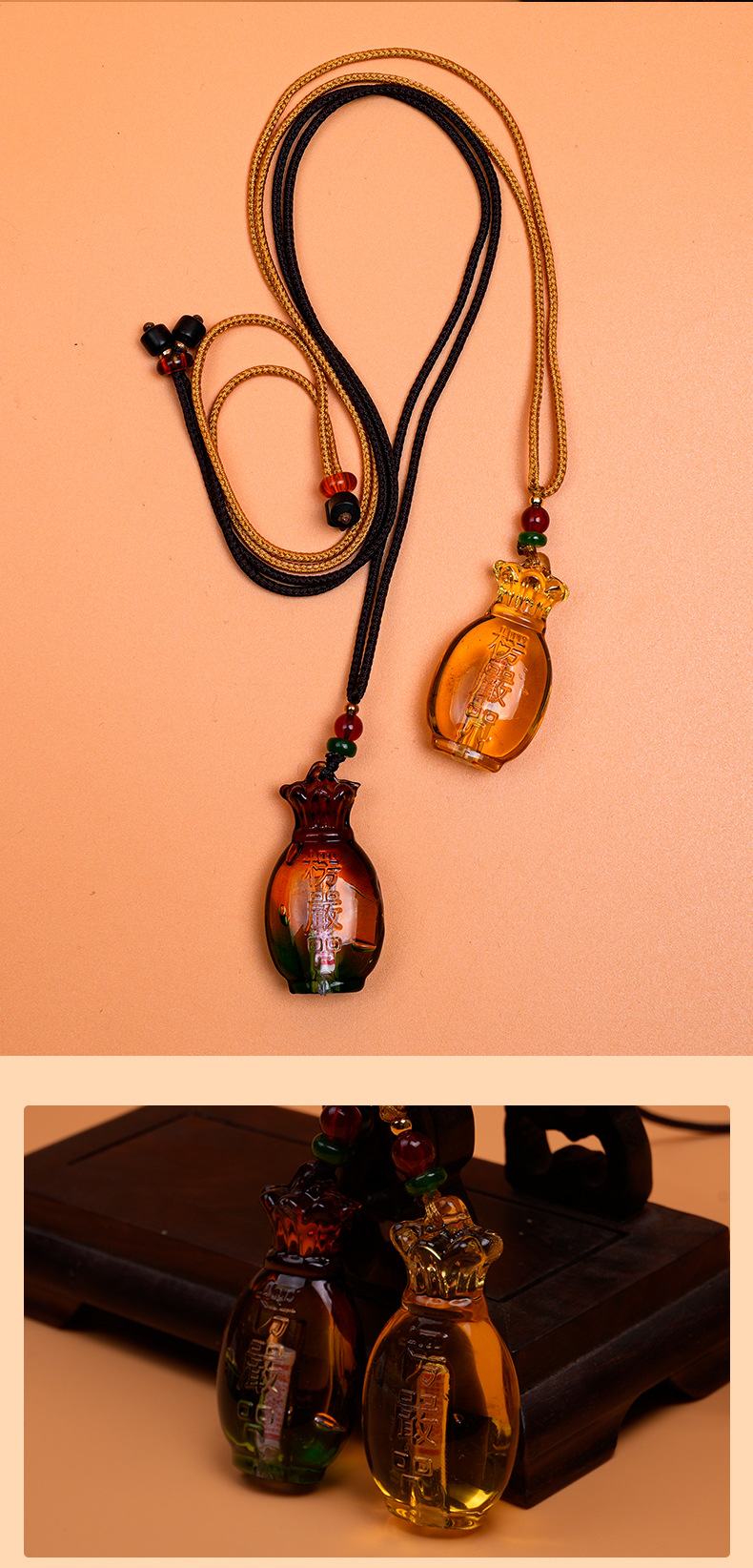 楞严咒平安咒项链义乌小商品穿搭景区寺庙景区同款货源厂家批发详情5