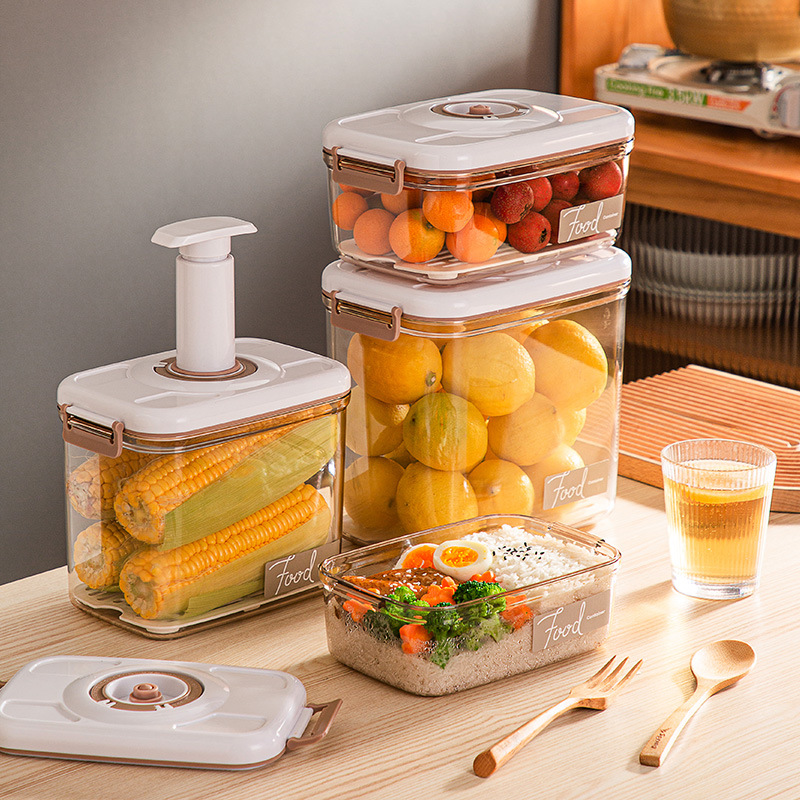 Quantitative noodle storage box, moisture-proof food sealed bucket, five-grain and miscellaneous grain jar, grain preservation box, food storage jar pic 2