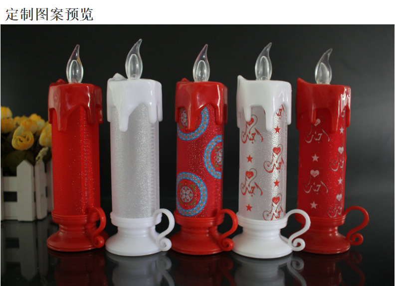 Wholesale LED electronic candle lights from the manufacturer for wedding romance, birthday and Christmas decoration, as well as wedding celebration simulation candle lights pic 8