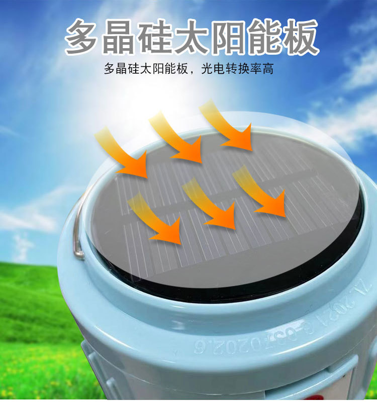 Wholesale of led solar emergency bulbs, outdoor street stalls, night markets, camping lamps, multi-functional wireless lighting bulbs pic 4