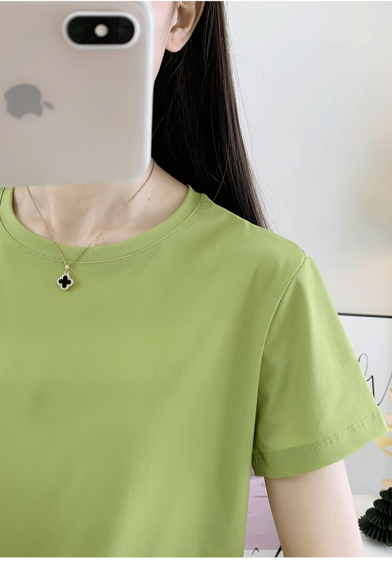 速干衣女短袖冰丝快干衣服批发户外运动跑步快干透气圆领t恤衫男详情44