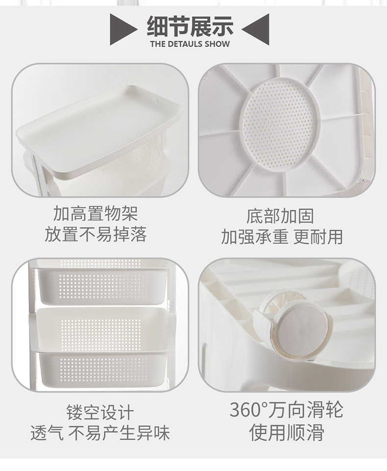 Storage rack, laundry tub, storage basket, dirty clothes basket, lazy corner dirty clothes basket, household bathroom, dirty clothes basket pic 3