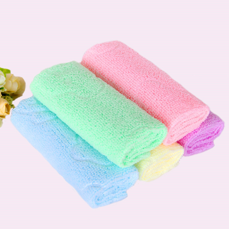 [LOVELY HOME] [hold ja] microfibra estampada pequeña toalla cuadrada tricotada borde caliente no deformable paño de niños regalo regalo fabricante paño de limpieza al por mayor paño de limpieza para niños toalla de mano pic 5