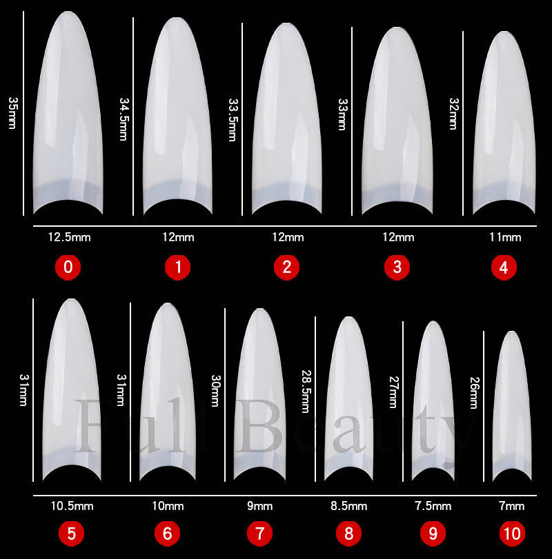 Cross-border new nail nail plate box set, thin and seamless, 240 pieces T-shaped ballet type false nail extension plates pic 23