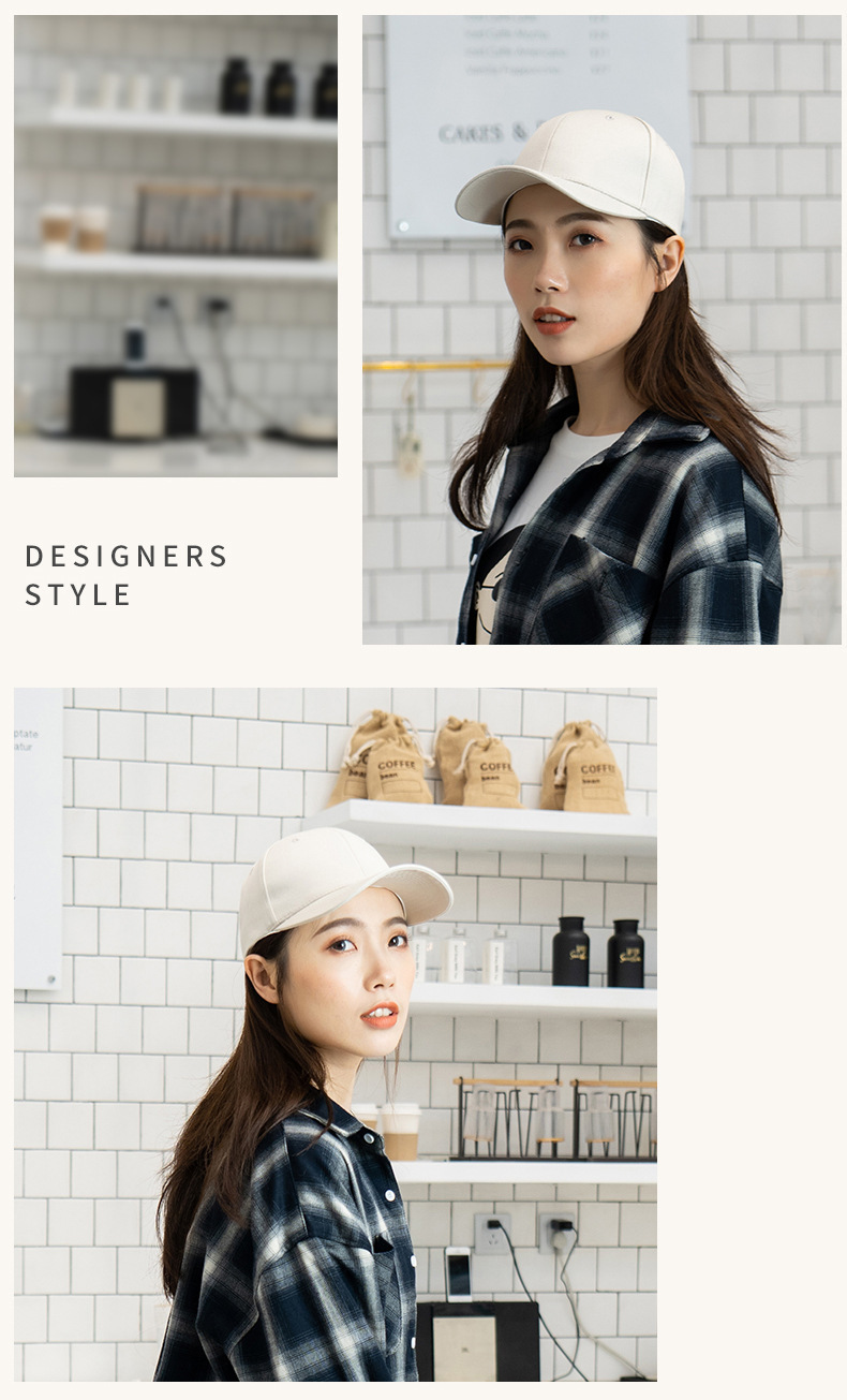 Customized logo wholesale of pure cotton baseball caps for women in spring and summer, custom-made embroidered baseball caps for men in small quantities pic 17