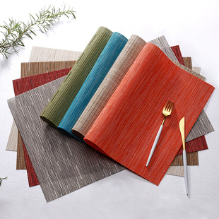 跨境北欧风皮革餐垫防滑隔热垫桌垫家用餐桌垫防水酒店西餐垫批发详情11