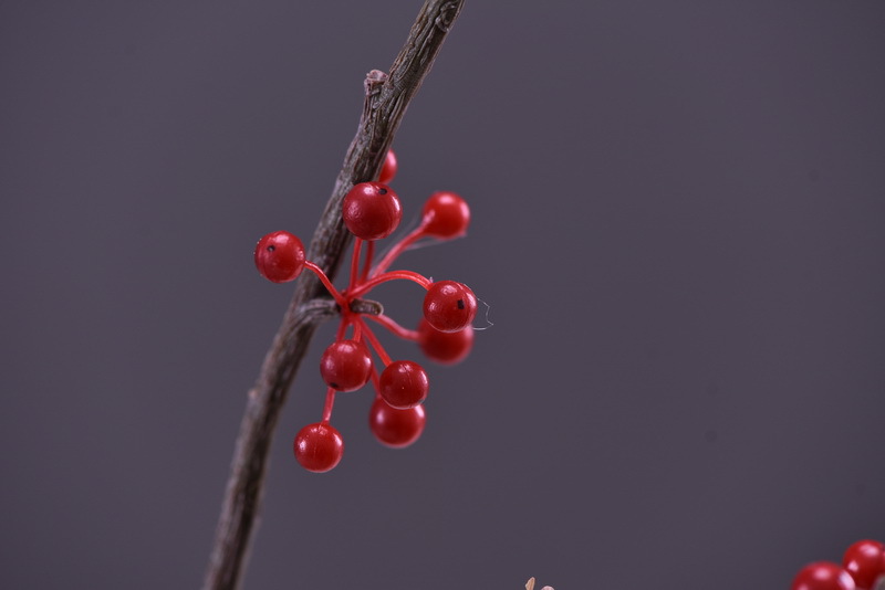 Lanjin Artificial Fruit Factory Direct Sales, wholesale of artificial berries, artificial green vine fruits, Chinese modern and simple decoration, winter green fruits, and mountain prosperity fruits pic 8