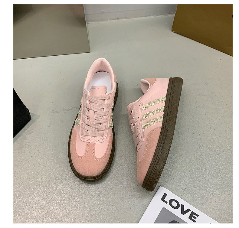 银色圆头德训鞋女款2024年秋季新款复古阿甘鞋软底轻便运动休闲鞋详情32