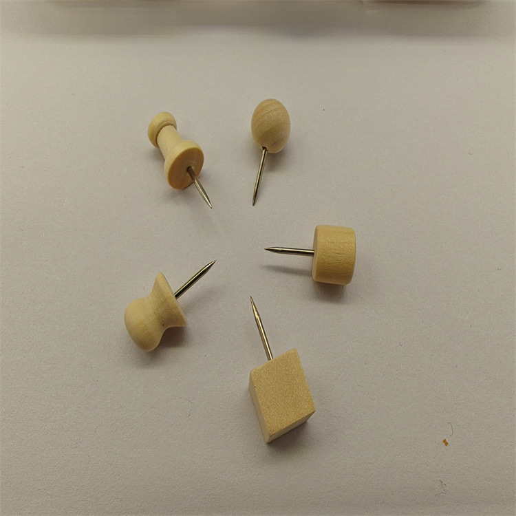 A creative office message board composed of 180 wooden thumbtacks, kindergarten art nails, I-shaped nails, and a cork photo wall pic 4