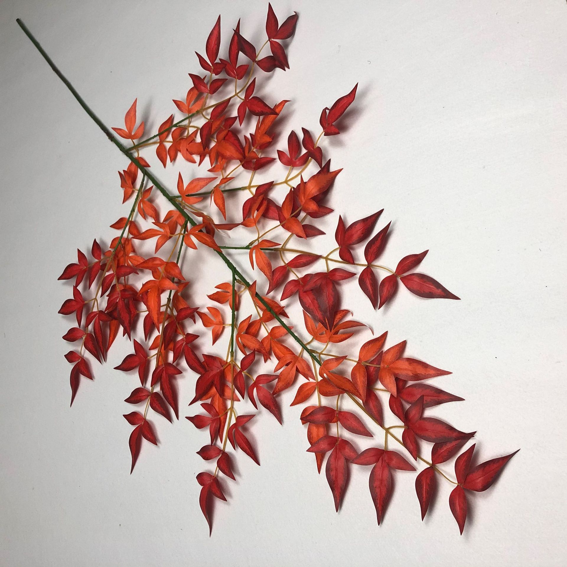 Simulated Nandina bamboo leaves and branches, wedding props, simulated leaves, artificial leaves, simulated branches, garden branches, simulated leaves pic 18
