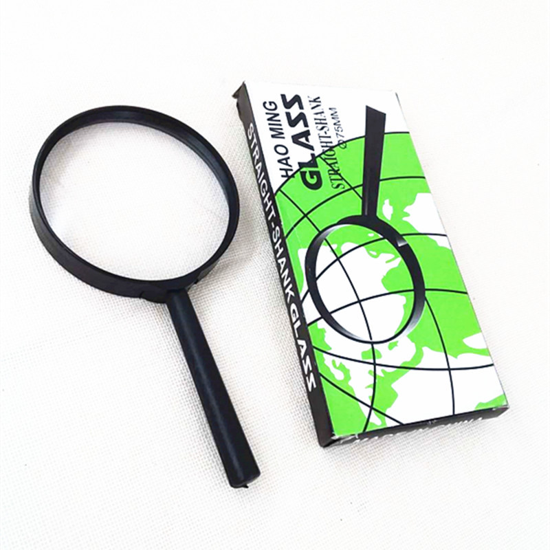 Factory direct sales of 75 magnifying glass plastic magnifying glass wholesale two-yuan supply pic 1