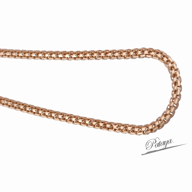 PATAYA585 rose gold genuine gold color retention electroplated cross-border direct supply AliExpress copper bracelet necklace matching pic 4