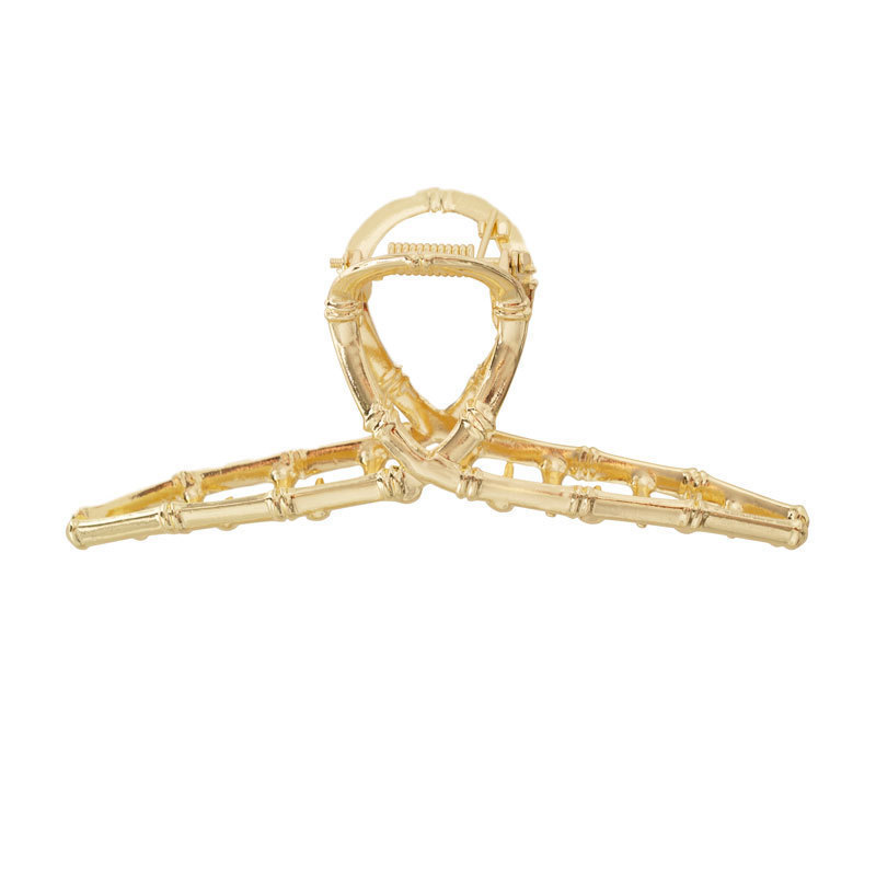 韩国新款珍珠蝴蝶盘发合金抓夹后脑勺大号鲨鱼发夹气质发夹头饰女详情19