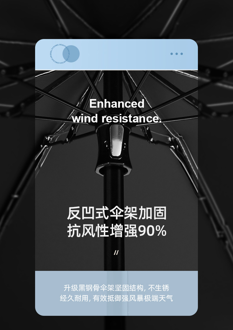 新款五折伞六骨超轻镜盒胶囊伞遮阳伞黑胶防晒防紫外线可订广告伞详情16