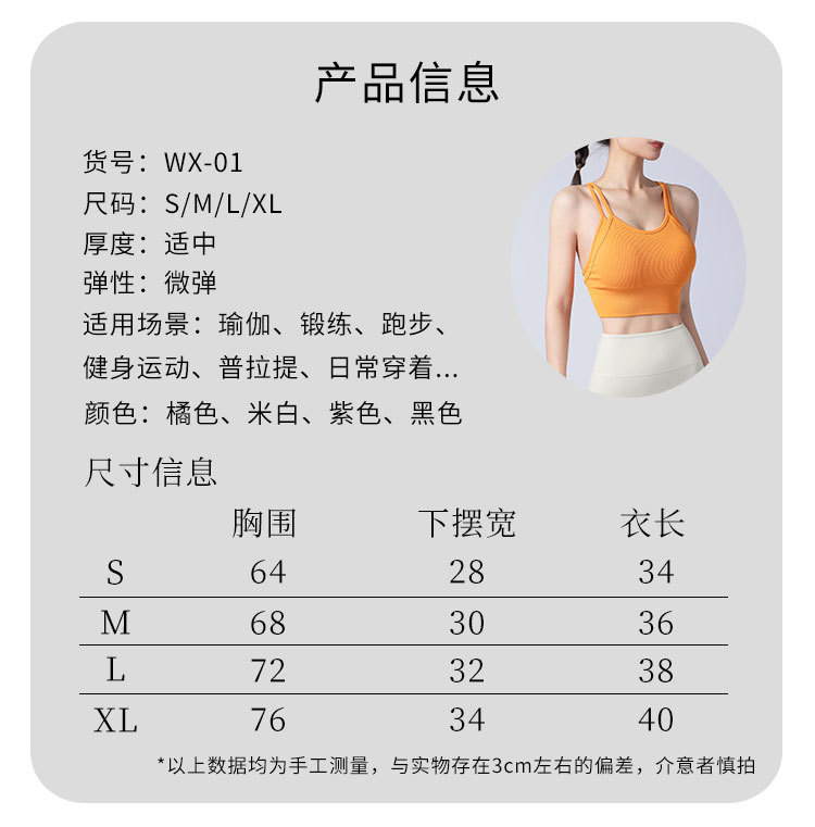 lulu double-layer shock-absorbing bra with breast pad, detachable, rims, yoga top, high-strength sports underwear for women pic 6