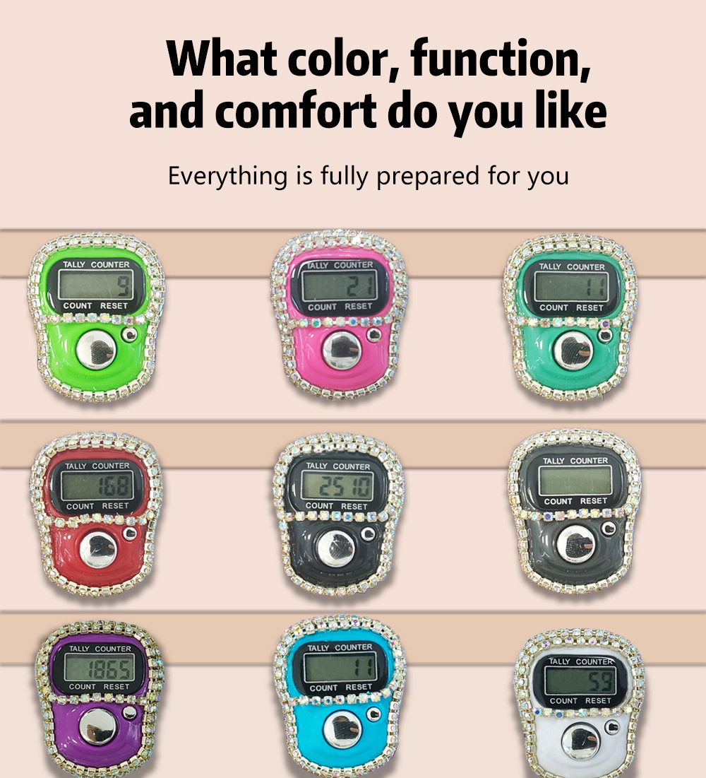 Zhejiang Alpha Plus Card Chain Diamond Ring Electronic counter Claw drill counter pic 2