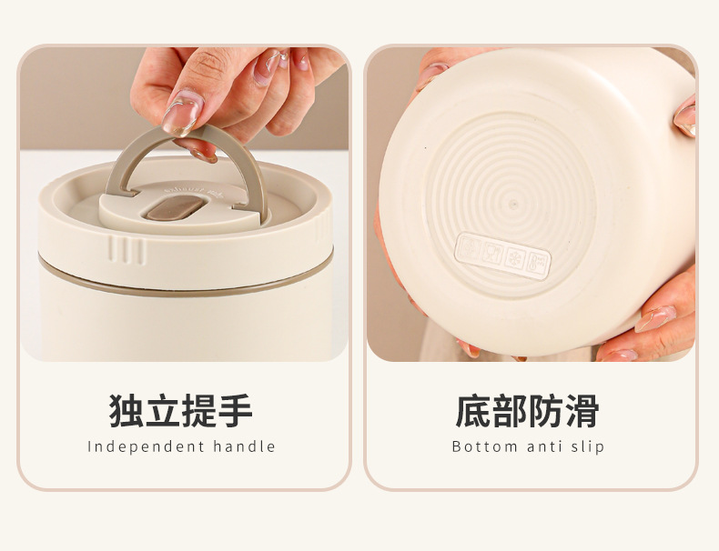 304 stainless steel multi-layer student insulated lunch box, office worker bento box, microwave oven heating tape cover, soup bowl, stainless steel lunch box, stainless steel bento box, lunch box, portable tableware pic 11