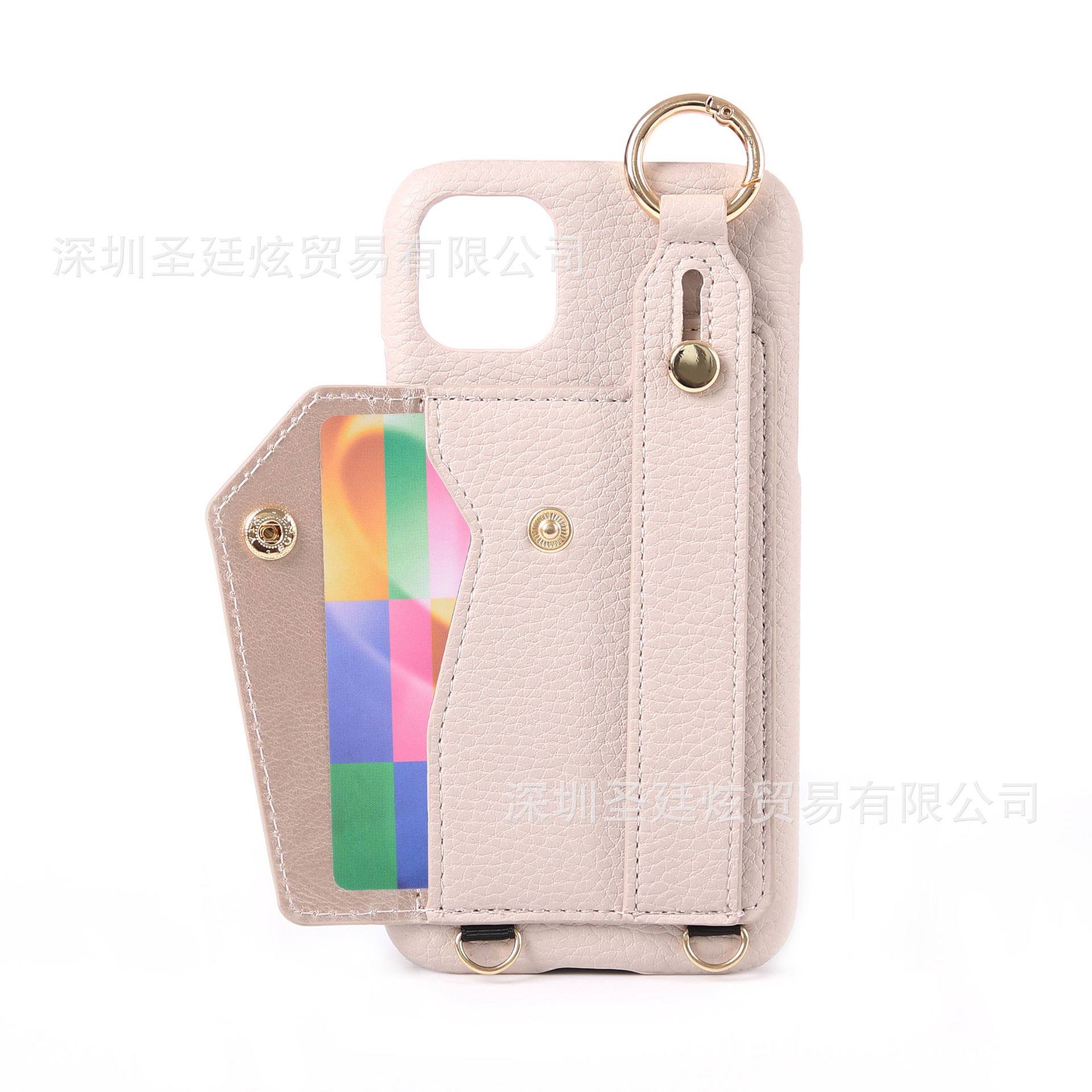 This is a popular Japanese iPhone14 phone case, coin purse, two-in-one split card case and phone case pic 2