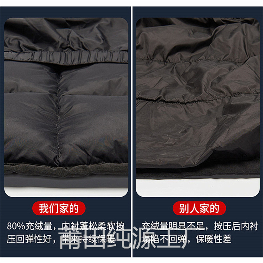 冬季08款大鹅防寒米白石墨灰羽绒服狼毛中长远征款羽绒服男女大鹅详情26