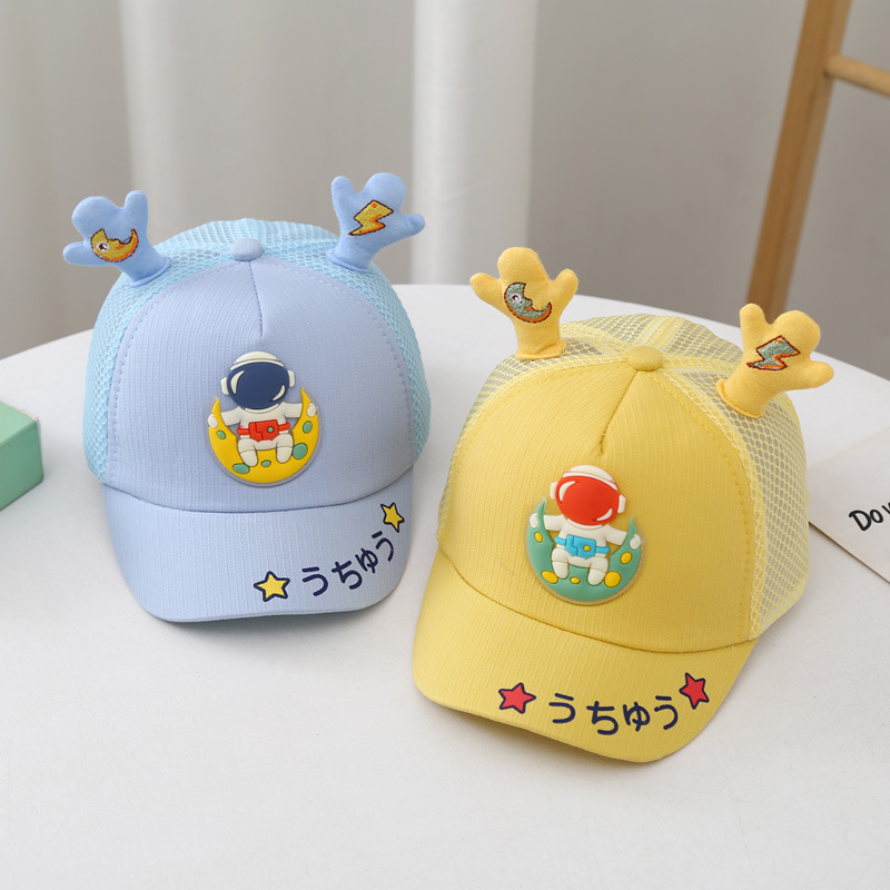 Sombreros de bebé verano 2022 cute mesh pato tong cap niñas casual sun protection mesh cap shade baby baseball cap pic 3