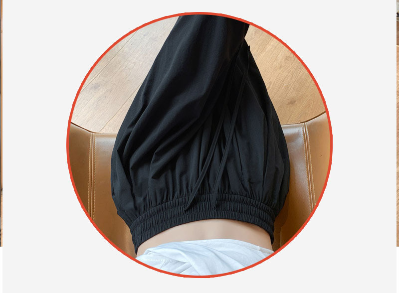 冰丝七分裙裤阔腿裤女夏季薄款宽松显瘦大码裤裙直筒休闲山本裙裤详情11