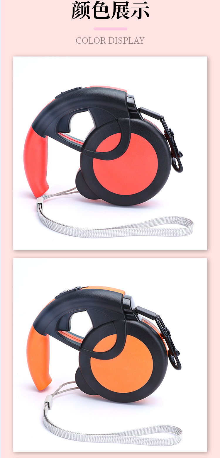 New automatic leash explosion-proof telescopic dog leash, dog walking rope, outdoor dog safety rope pic 9