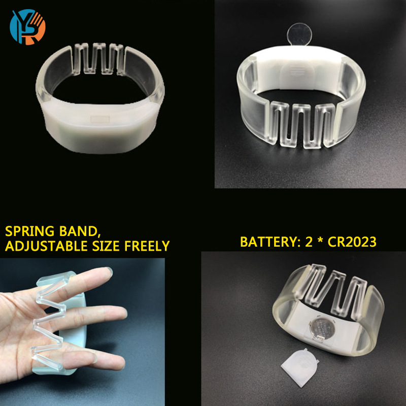 Factory wholesale led light-emitting wristbands, bar and party remote control fluorescent wristbands, concert spring light-emitting wristbands pic 5