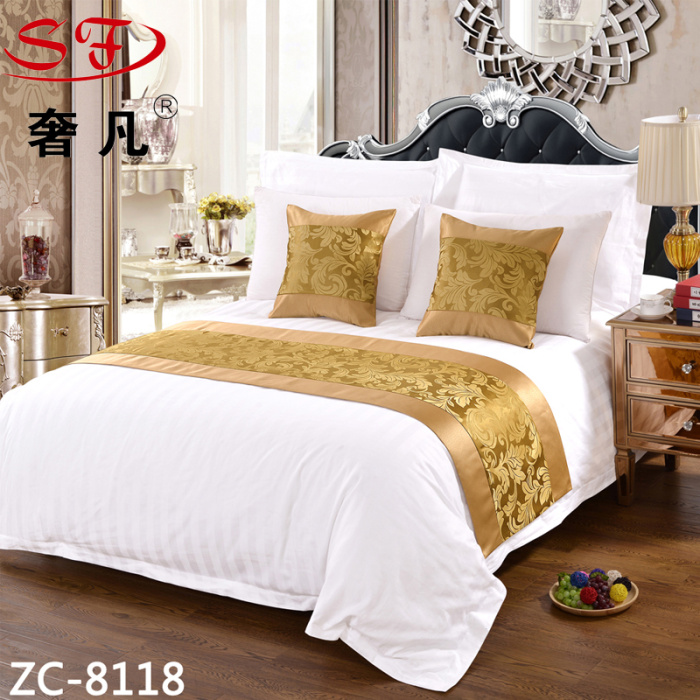 Wholesale of hotel and guesthouse bedding, bed end towels, bed flags, bed end throw pillows, cushions, table flags pic 8