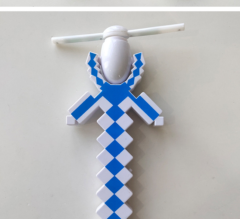 方块格子风扇闪光音乐玩具儿童发光棒仙女棒跨境热销魔法棒批发详情9