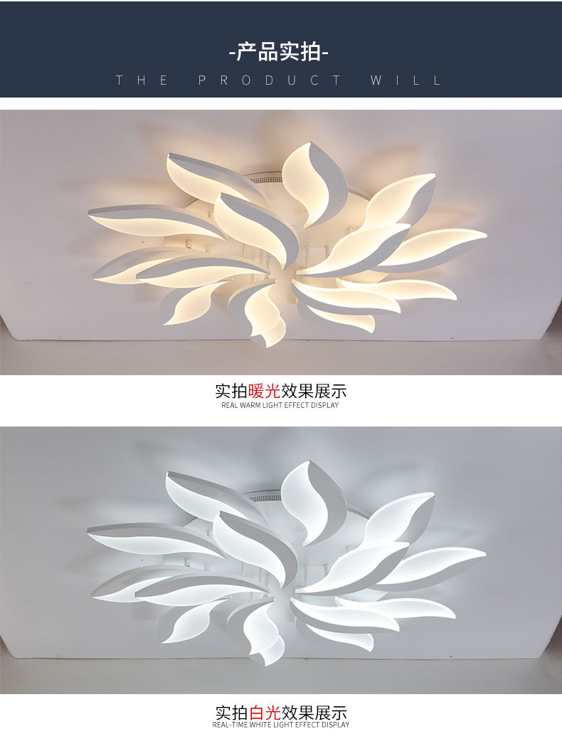 Postmodern minimalist LED ceiling lamps, personalized and creative living room lighting fixtures, grand master bedroom, study lamps, dining room lighting fixtures pic 12