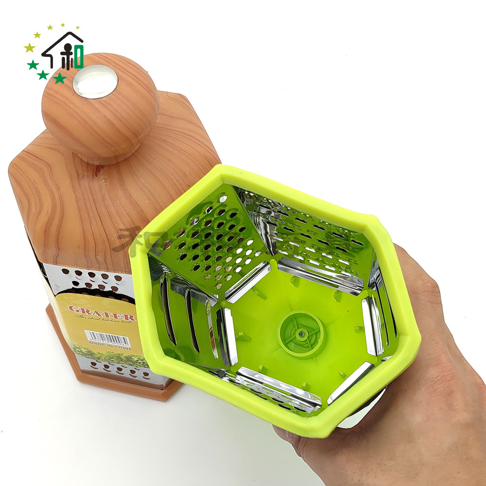 Kitchen multi-functional six-sided slicer, grater and vegetable cutter, stainless steel grater, a full-function vegetable cutter wonder pic 22
