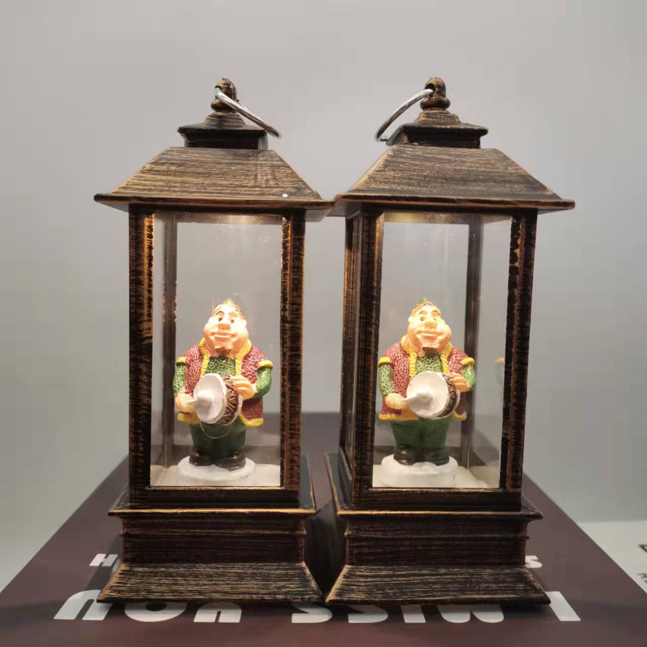 2023 New style character, fat and thin father and son interior small wind lamp, LED electronic luminous desktop decoration pic 9