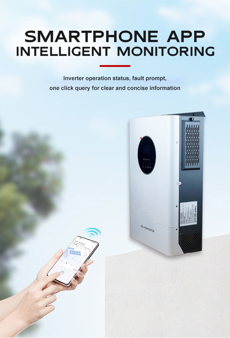 The Liqun solar reverse control integrated machine with a power of 6.2kw is equipped with an mppt solar controller and a hybrid control inverter pic 8