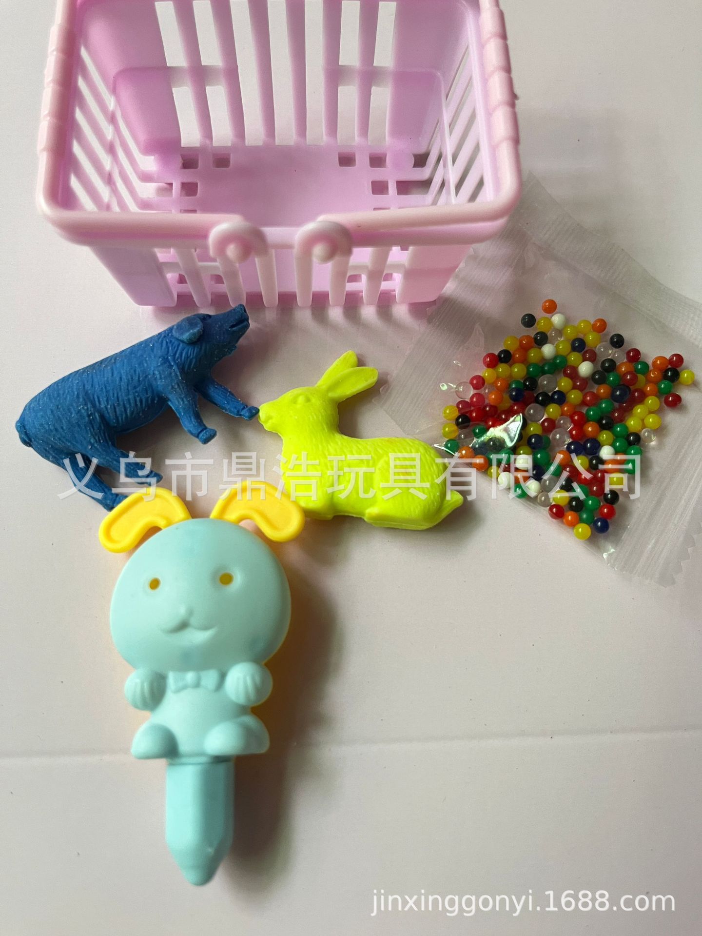 鼎浩 WATER BEADS DIY 实体店新款购物篮文创泡大珠加各式小配件套装厂家批发发货随机详情6