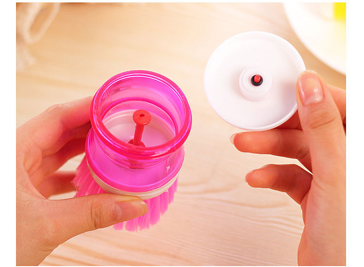 家用压液洗锅刷自动加液洗锅碗刷神器厨房洗碗不沾油去污刷清洁刷详情4