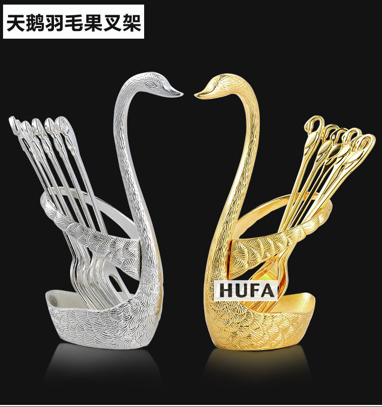 Hotel supplies: Fruit forks, fruit skewers, fruit forks in gold and silver, Cygnus cake forks pic 17