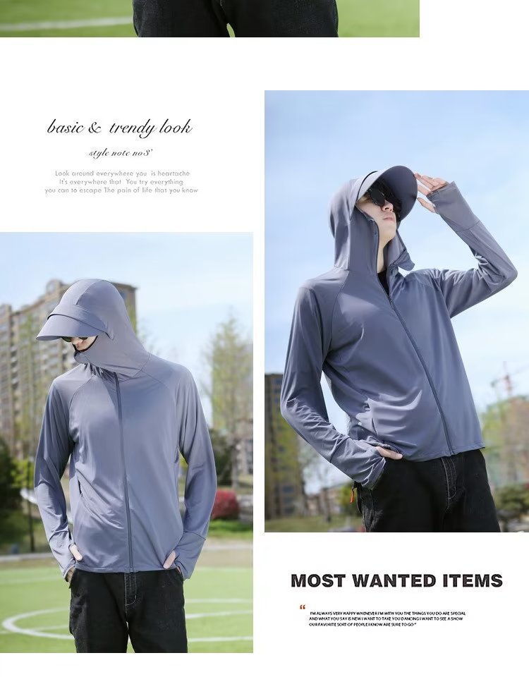 冰丝防晒衣男款夏季2025新款防紫外线透气外套户外钓鱼男士防晒服详情14