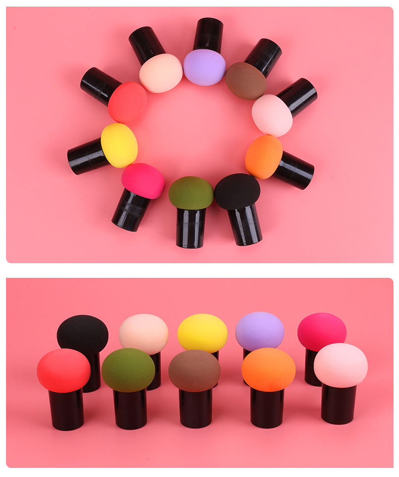 Mushroom-shaped powder puff expands when exposed to water. BB blush makeup egg, dry and wet dual-purpose hydrophilic makeup tool shanilak pic 11