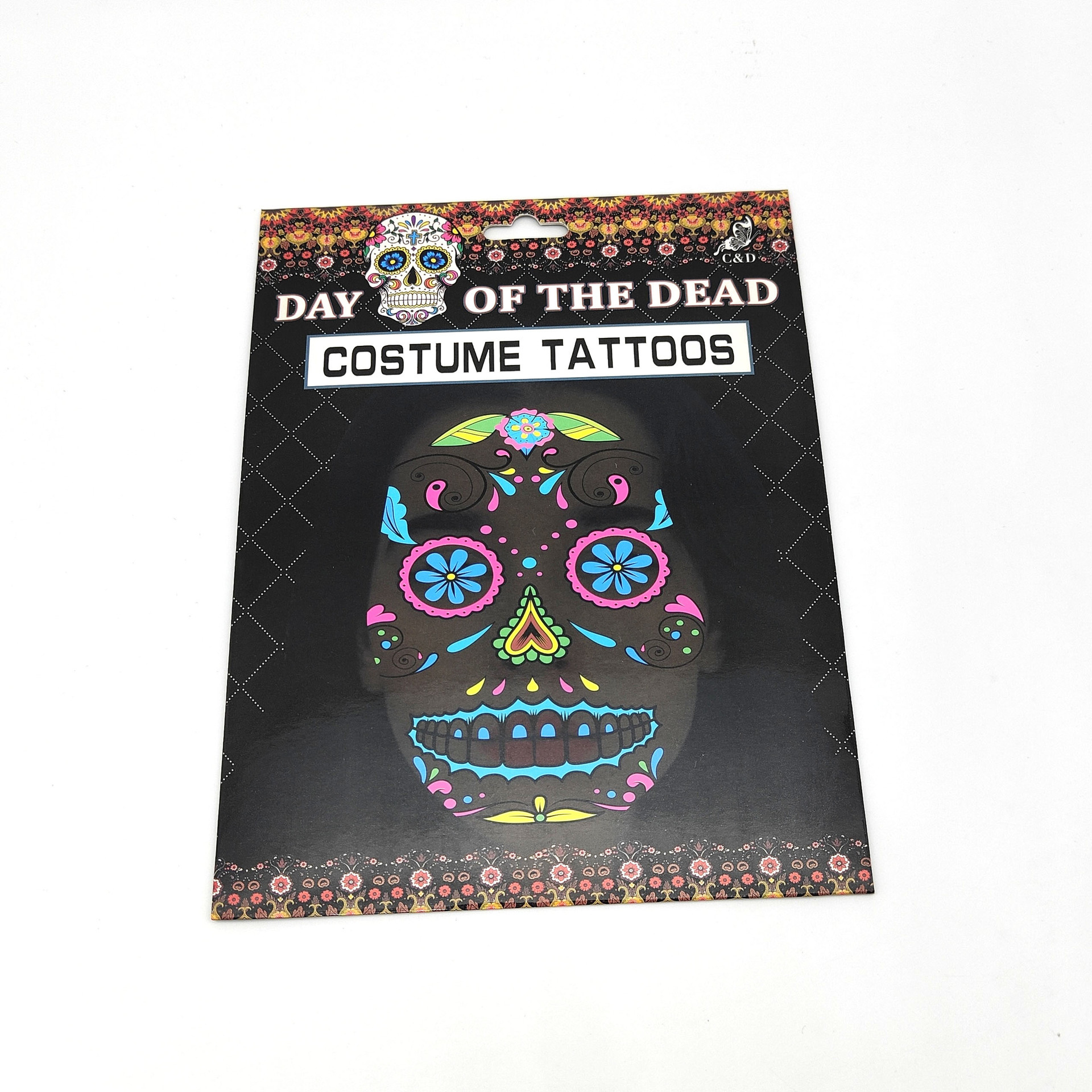 Halloween and Ghost Festival face sticker, one-time water transfer tattoo, festival face sticker, fun and prank pic 8