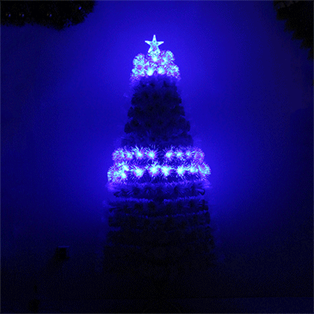 Green leaf fiber optic full-light Christmas tree factory direct sales and customization, various styles, sizes, materials, tree decoration wholesale pic 35
