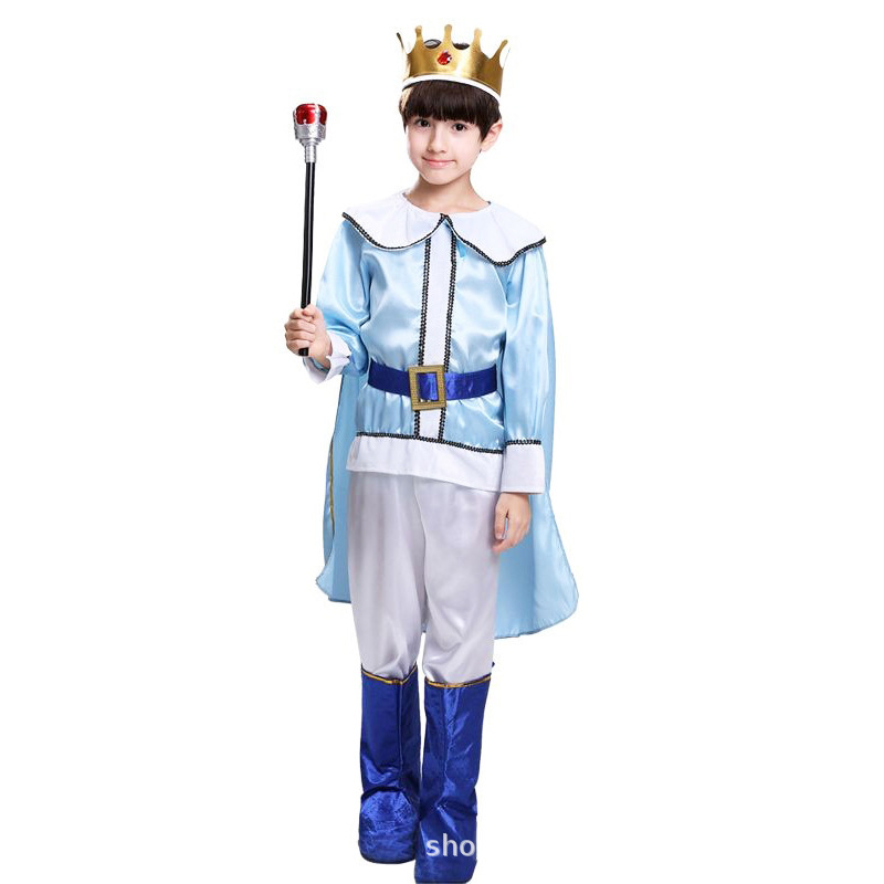 儿童万圣节演出服王子服装 男童国王cosplay装扮表演服详情2
